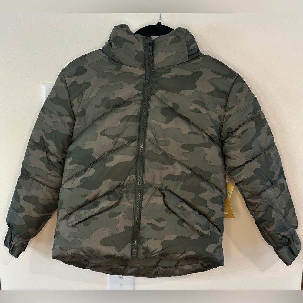 Thereabouts Little Boy Removable Hood Heavyweight Puffer Jacket NWT Size…